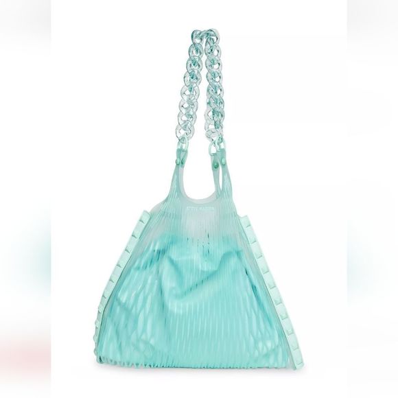 NWT STEVE MADDEN BLASER HOBO BAG AQUA - Picture 6 of 6